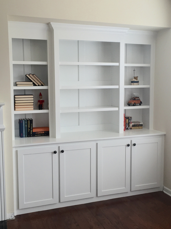 Built in bookcase 9 small